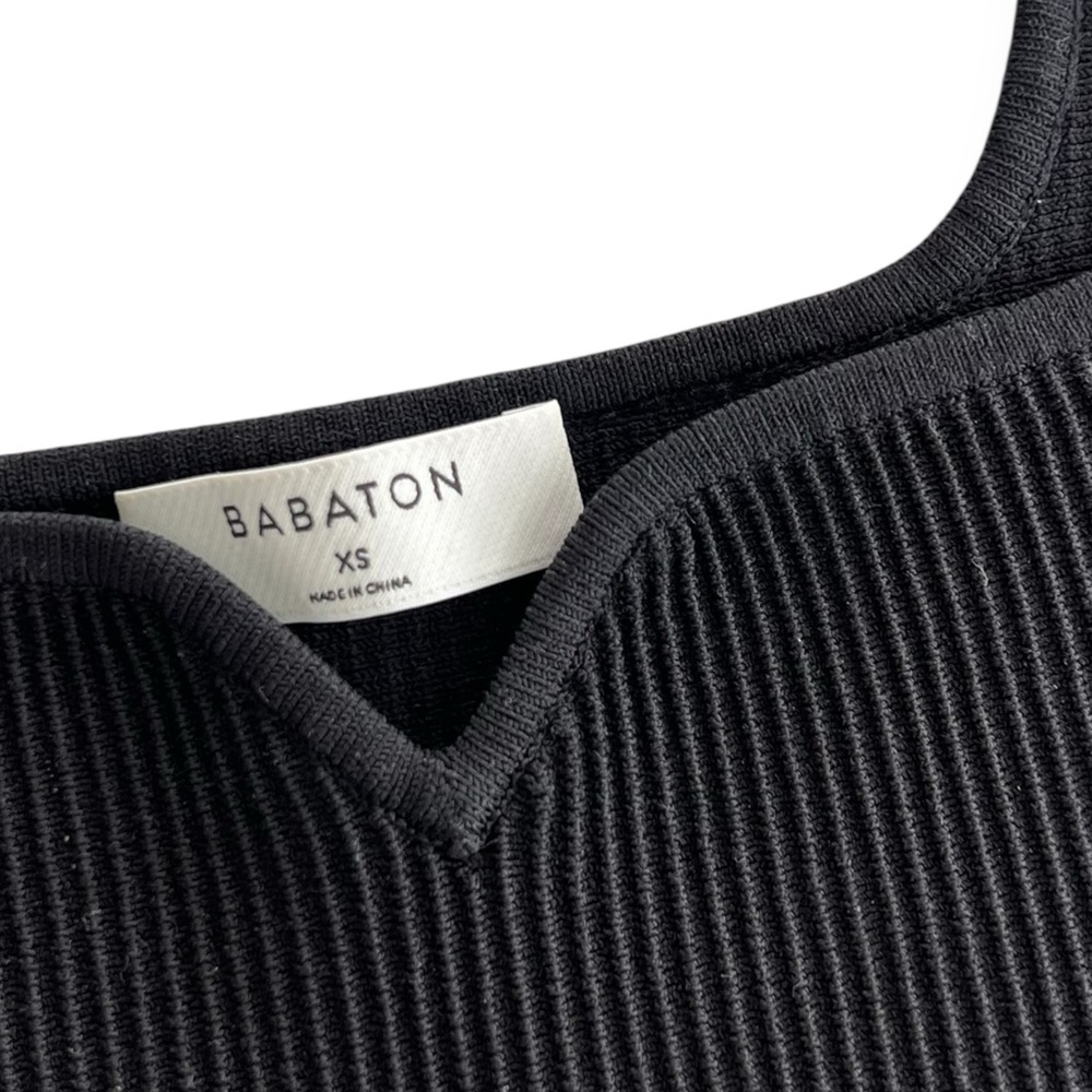 Aritzia Babaton Elevated Basic Ribbed Knit Croppe… - image 4